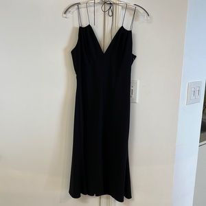 Black strapped dress size 2/4